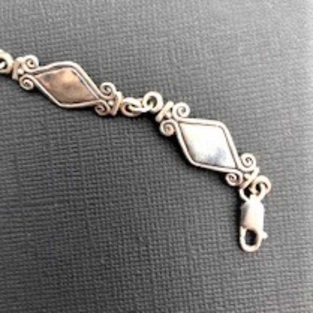 ⬇️Hand Crafted Genuine Silver Bracelet - Picture 4 of 6